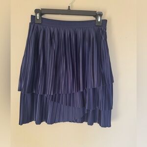 Banana Republic Asymmetrical Navy Skirt